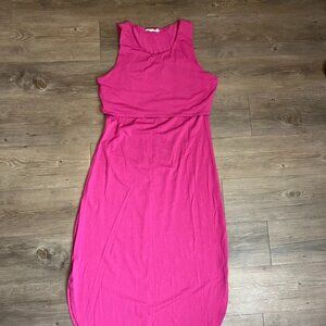 Synergy Organic Cotton Dress w/Keyhole cut out Women's Medium.